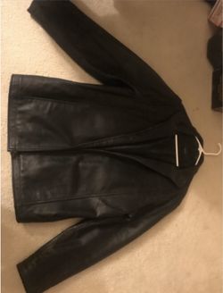 Leather Jacket Alfani large.