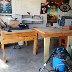 Work tables both for 80