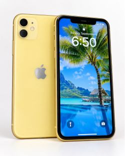 UNLOCKED iPhone 11 64GB Yellow – 85% Battery – Excellent Condition – $109