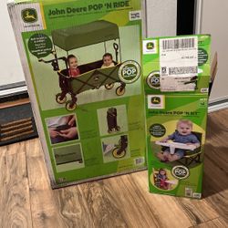 John Deere Stroller Wagon And Booster Seat
