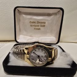 Gold Finish Vintage Watch