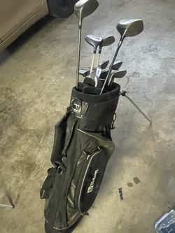 Golf clubs & bag