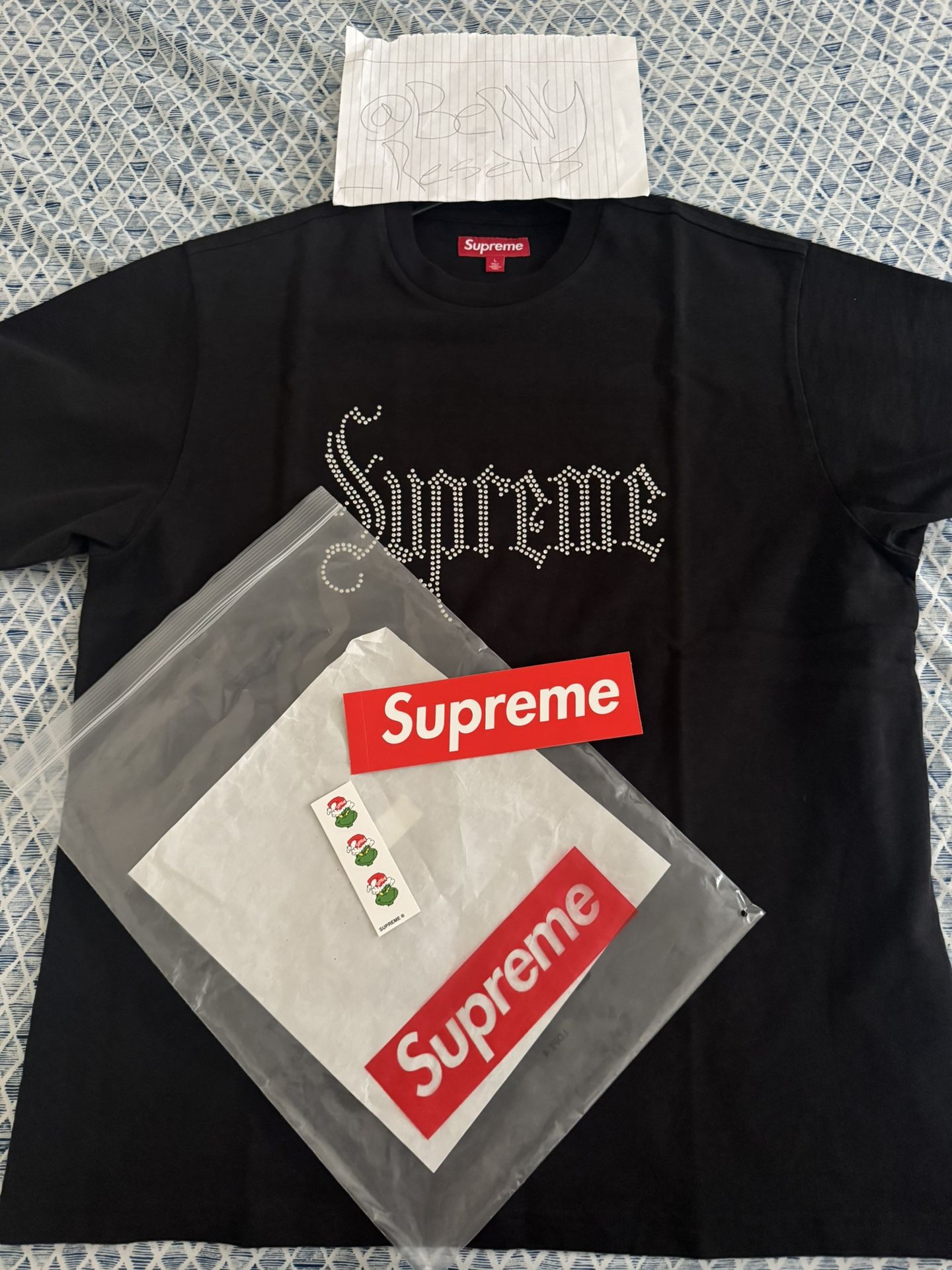 Supreme Rhinestone S/S TEE