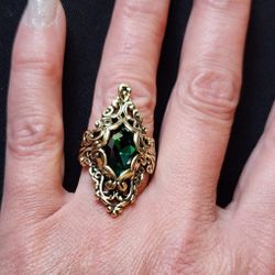 Gold Emerald Ring