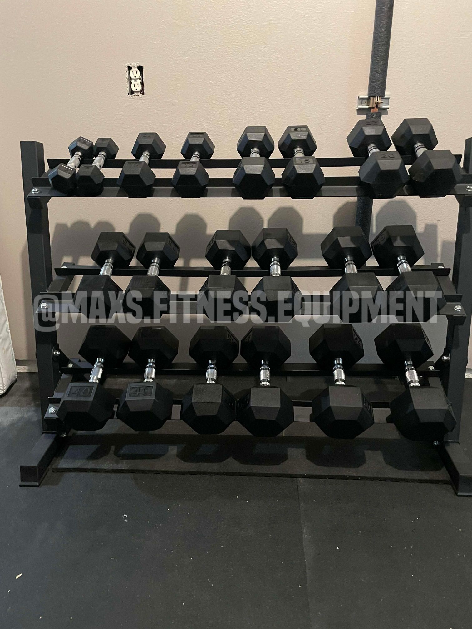 New Dumbbells Set 5-50 With Rack