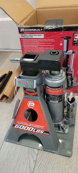 Powerbuilt Unijack 3 Ton Bottle Jack and Jack Stand in One, Never Used, Tag Still On
