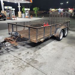 Flatbed Utility Trailer Hauler