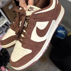 Nike Dunks brown suede size 10