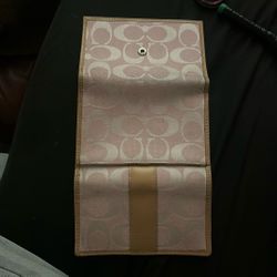 Pink Coach Wallet 