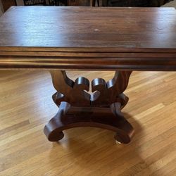 Antique Mahogany Game/End Table