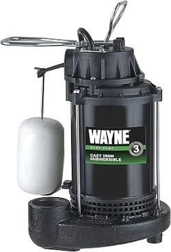 Wayne CDU790 1/3 HP Cast Iron Sump Pump
