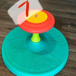 Sit Down Spin Toy Kids 