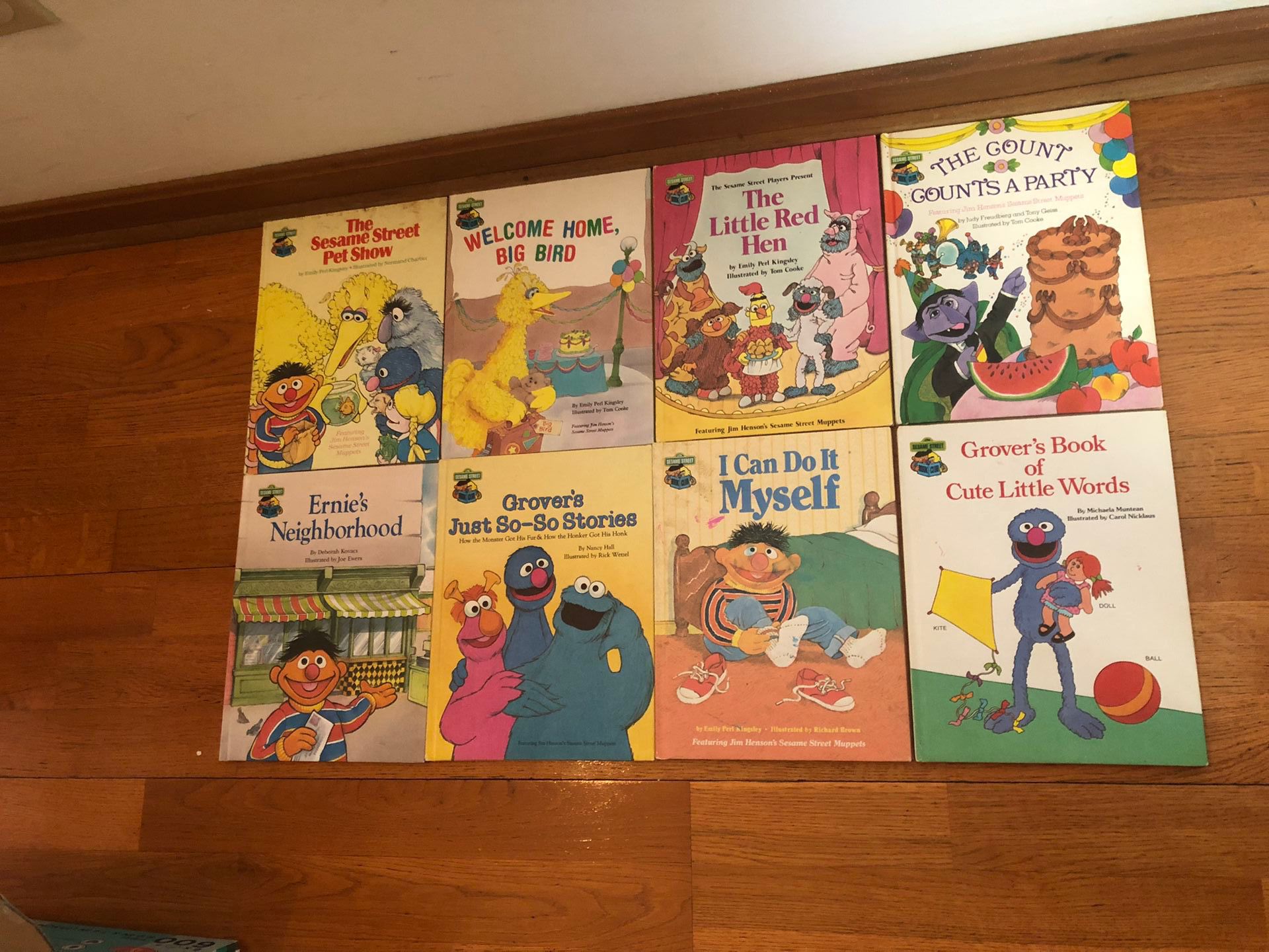 Sesame Street 1980s Vintage books