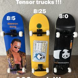 Skateboard Pro Deck Enjoi 8:5 The Rock $68 Complete New 