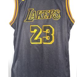LeBron James Lakers Black Snake Skin Jersey- RARE- 