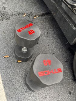 40 pound dumbbells BRAND NEW