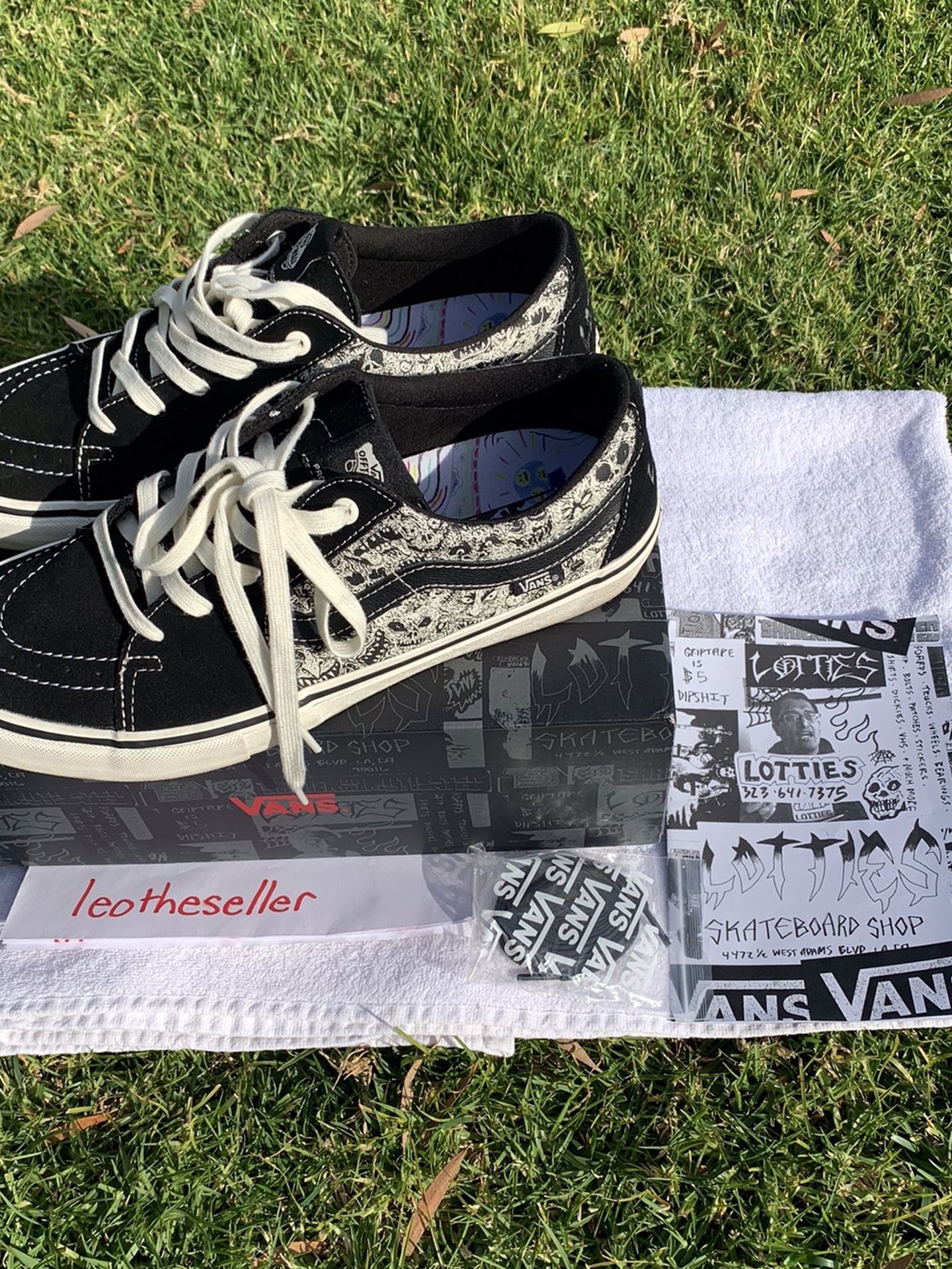 Vans Sk8-Lo Lotties Skateshop Size 12