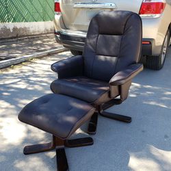 Recliner Chair And Ottoman