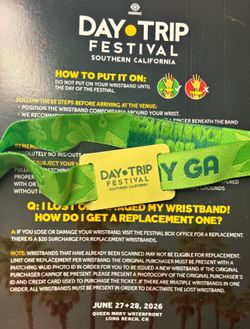 Daytrip wristband