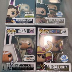 Funko pop lot doctor strange one piece Luffy star wars Ashoka 