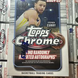 2024-25 Topps Chrome NBA Basketball Sealed Blaster Boxes
