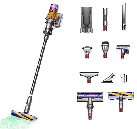 Dyson V15 Detect Cordless, Rechargeable, Powerful and intelligent for whole-home deep cleaning 
