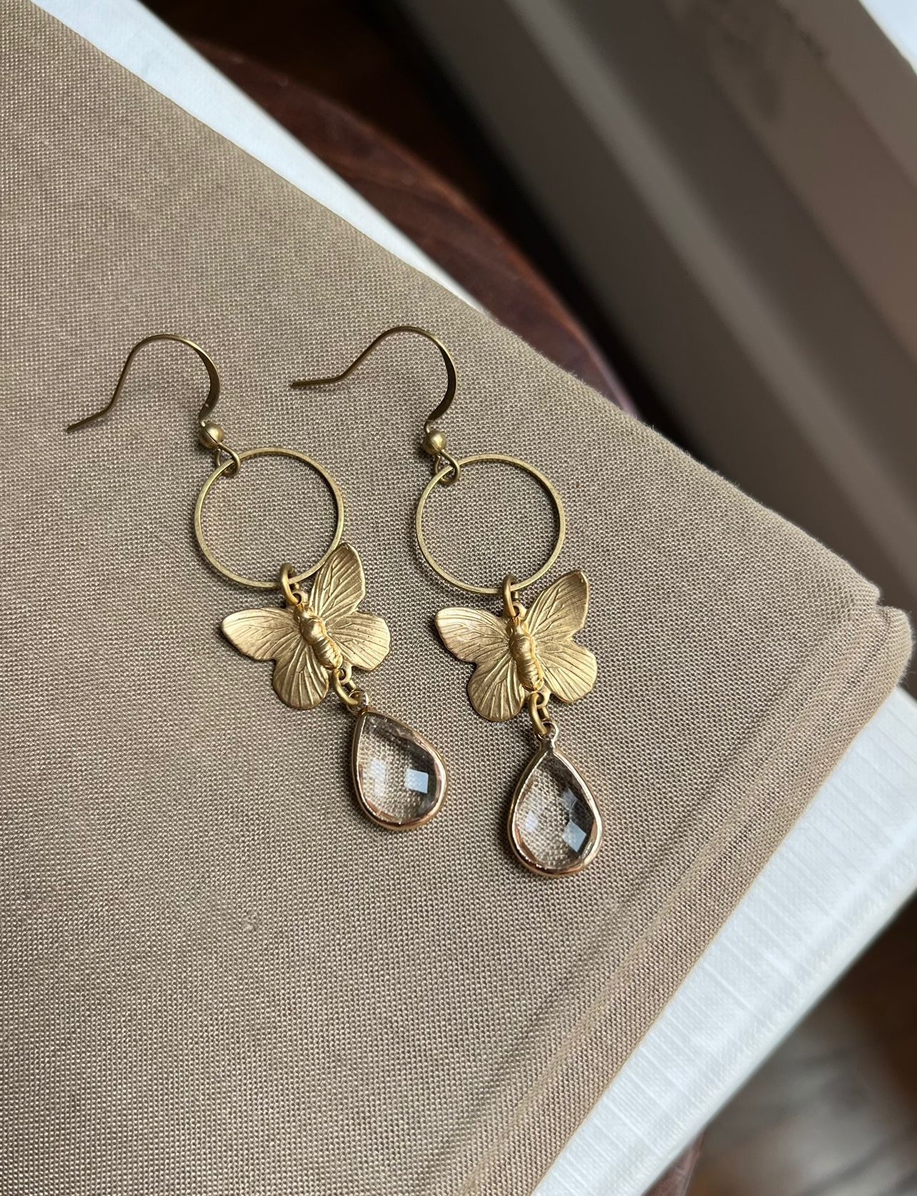 Butterfly Statement Earrings ( firm on price )