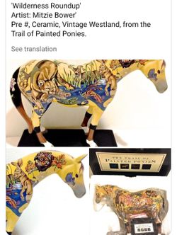 Ceramic horse