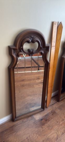 Two dresser mirrors