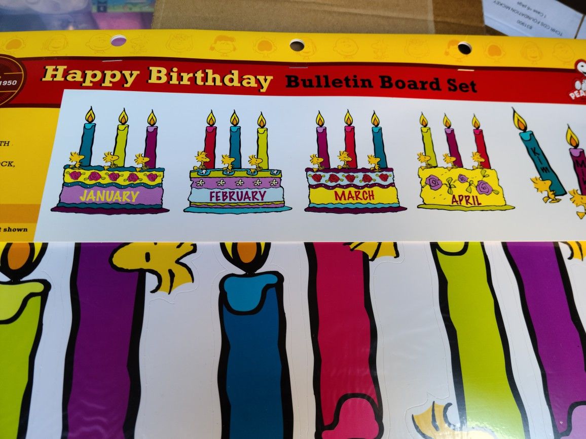 Happy Birthday Bulletin Board Sets