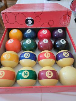 Belgium pool balls