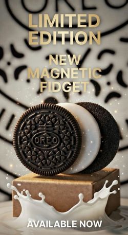 Fidget Magnetik OREO - Black Core Edition (21 Magnets)
