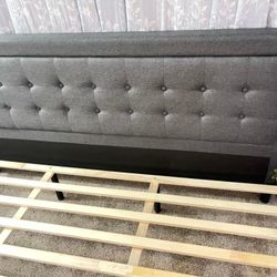 Nectar Foundation with Headboard King Bed Frame