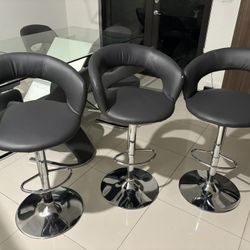 3 Gray Stools AS IS PICKUP