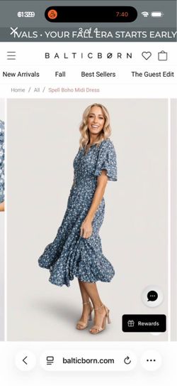 XS women’s Baltic Born dress