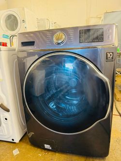Samsung Front Load Washer – Steam Wash – Dark Stainless Steel – Fully Tested – Excellent Condition