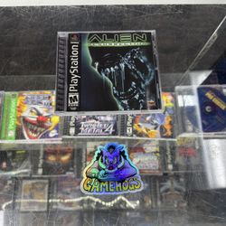 Alien Resurrection PS1 $80 Gamehogs 11am-7pm