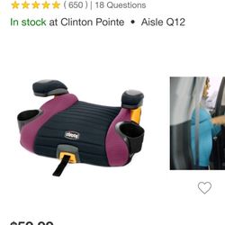 Chicco GoFit Plus Backless Booster Car Seat - Vivaci