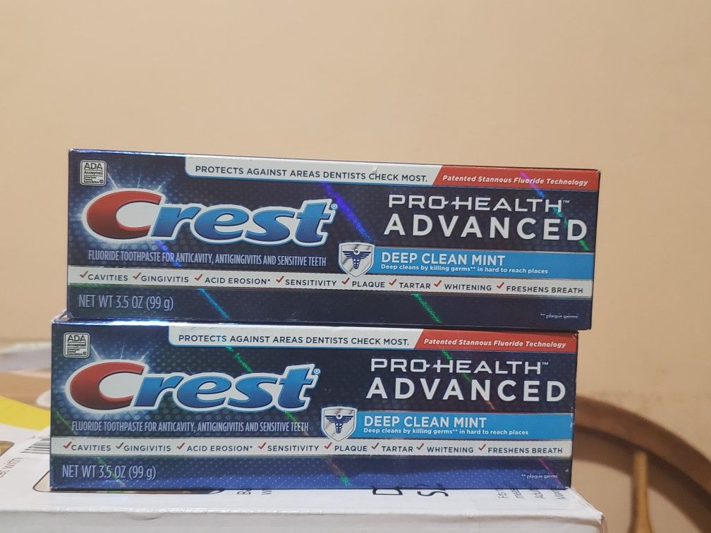 Crest toothpaste