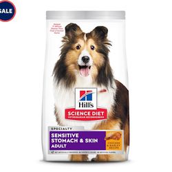 Hill's Science Diet Adult Sensitive Stomach & Skin Chicken Recipe Dry Dog Food, 4 lbs