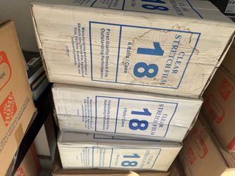 Brand new stretch film 4 rolls/case