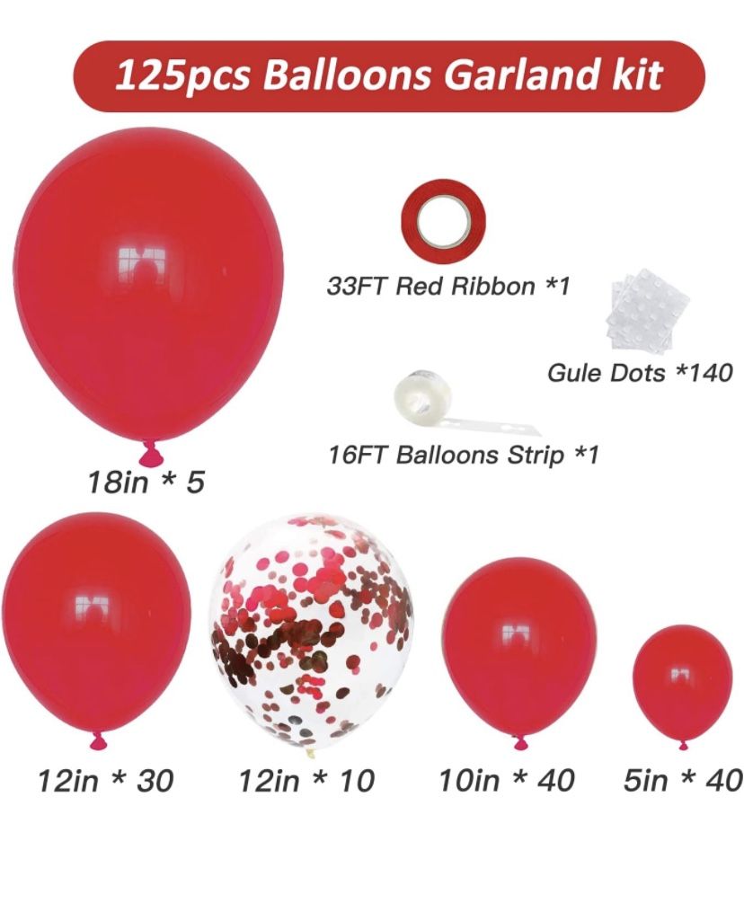 Balloon Garland Kit deflated