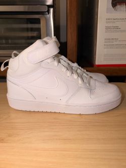 Brand New Nike Court Borough Mid 2 White – Size 7Y