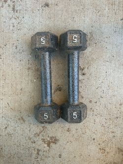 5 pound dumbbells