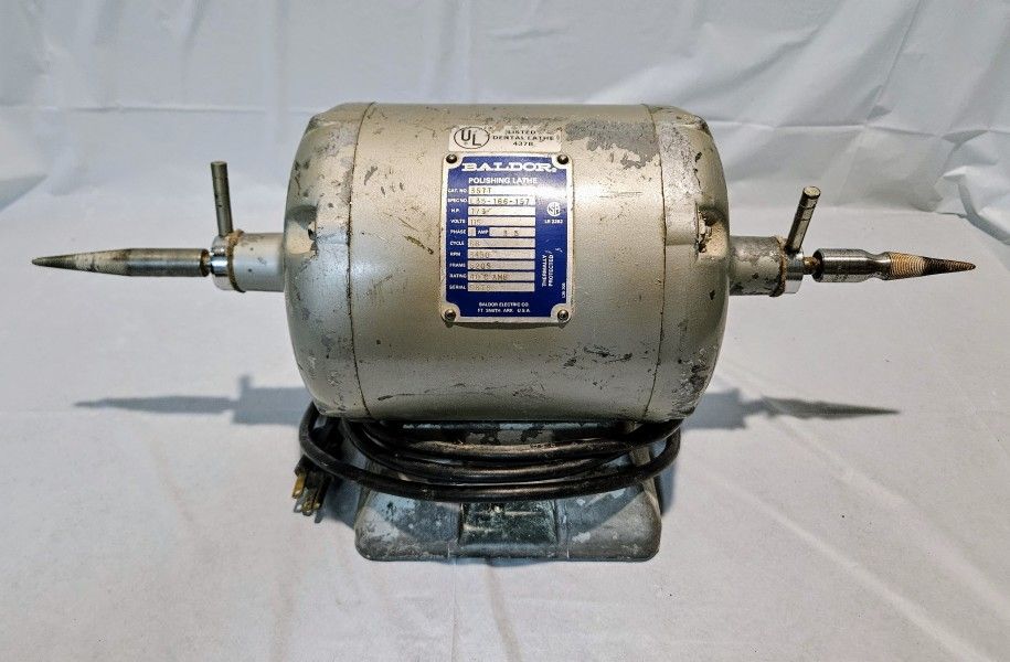 Baldor Polishing Lathe 353T 115 Volt Dental Lathe! Works Great!