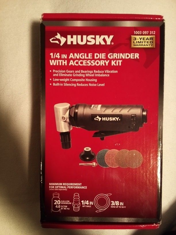 1/4 Inch Grinder With Kit