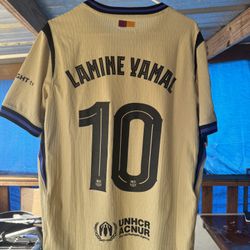 Used Lamine Yamal 25/26 FC Barcelona x Kobe Bryant UCL Away Jersey – Player’s Edition, Very Minor Blemishes