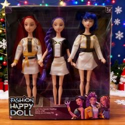 3 Pcs Set K-Pop Demon Hunter Cosplay Doll Collectible Figur Great Christmas Gift