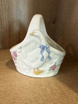 Decorative Porcelain Basket