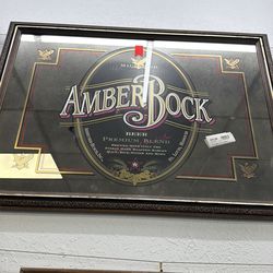Amber rock sign